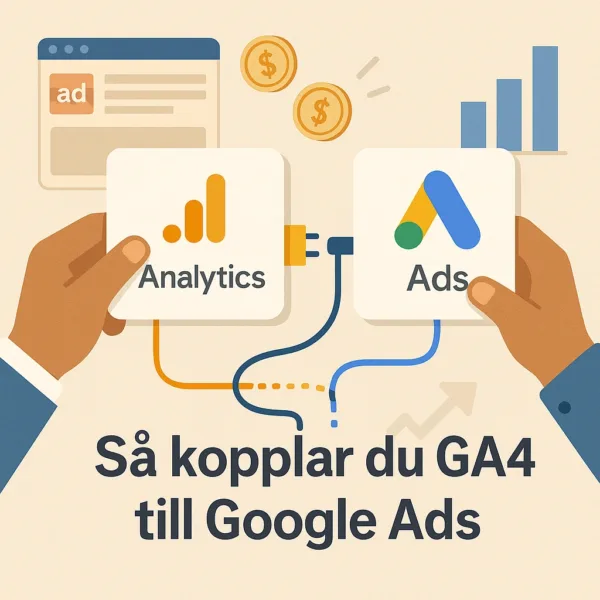 Så kopplar du GA4 till Google Ads
