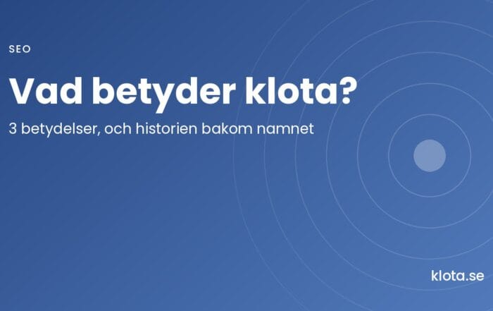 Vad betyder klota? 3 betydelser, och historien bakom namnet.